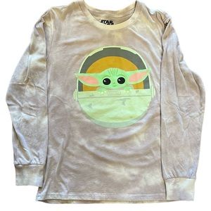 Star Wars Grogu Tie-Dye Long Sleeve Tee